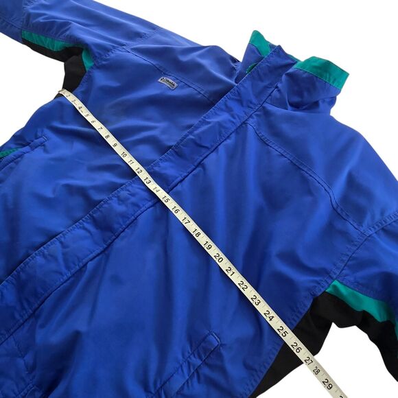 VTG 90s Columbia Jacket Bugaboo 3 In 1 Ski Snow Mens XL Blue Black Teal Retro - Picture 13 of 14